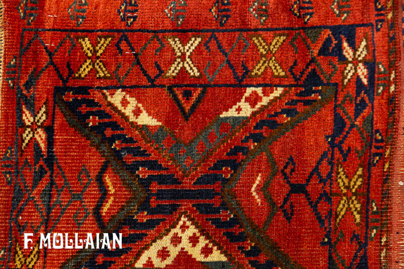 Antique Turkmen Torba Rug n°:31175402